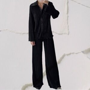 Elegant Black Women's two piece set